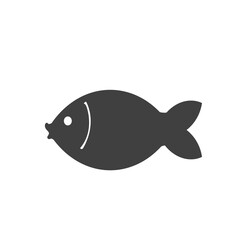 Ryba ikona wektorowa - obrazy, fototapety, plakaty
