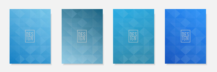 collection of abstract blue gradient vector cover backgrounds. modern background texture. for business brochures, cards, wallpapers, posters and graphic designs.