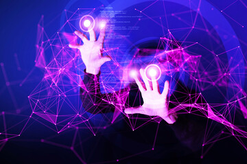 ragazzo, visore, realtà virtuale, realtà aumentata