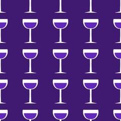 Seamless pattern with glass with wine for fabrics and textiles and linens and gifts and cards and kitchen