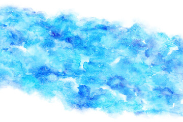 空 雲 青 水彩 テクスチャ 背景