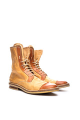 unusual men boots isolated on white