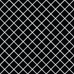 Vector seamless pattern. Modern stylish texture with monochrome tiles. Repeating geometric grid. Simple graphic background.