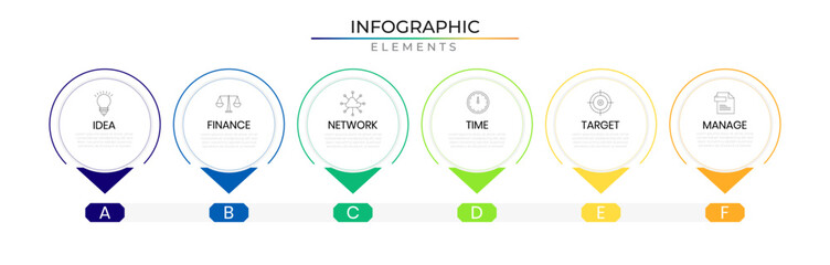 Connect milestone infographic plan design vector with icons. Horizontal line workflow annual business template for presentation and report.