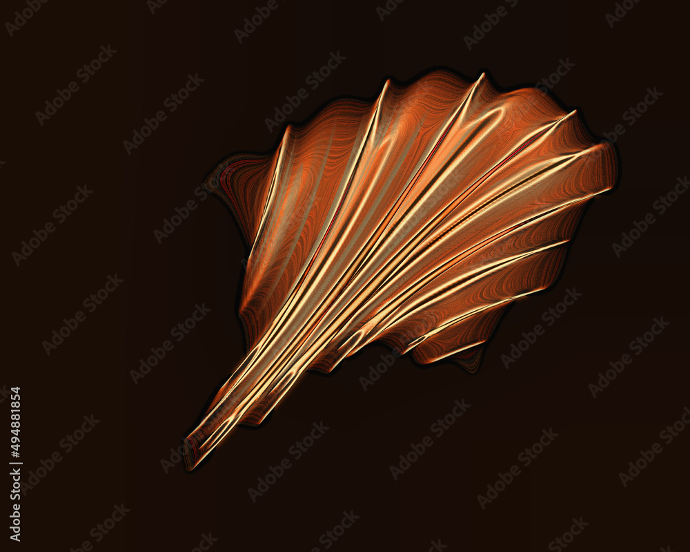 Poster abstract orange pattern design for background