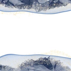 blue osean watercolor background