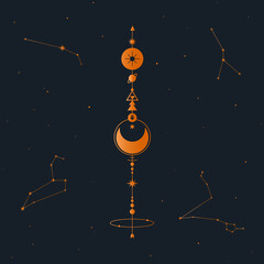 constellation stars space symbol © Andrii