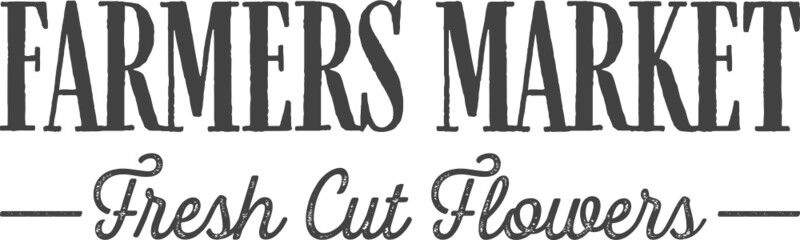 Farmer's market, fresh cut flowers