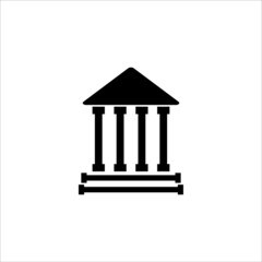 bank icon vector illustration symbol