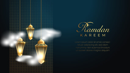 Realistic eid Mubarak background with candles