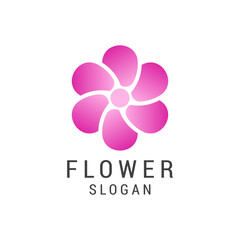 Flower logo icon design template. Elegant, luxury, premium vector