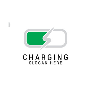 Carging logo icon design template. Elegant, luxury, premium vector