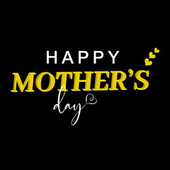 Vector illustration of Mothers day.
Happy Mothers day isolated on background. Happy Mothers day Greeting card.