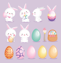 fourteen happy easter icons