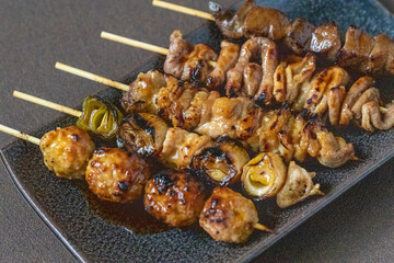 焼鳥たれ味の盛り合わせ