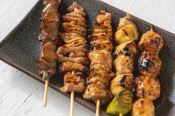 焼鳥たれ味の盛り合わせ