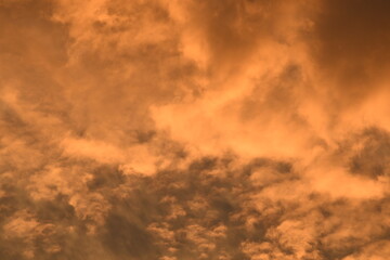 Colour clouds in a Sunset Sky 