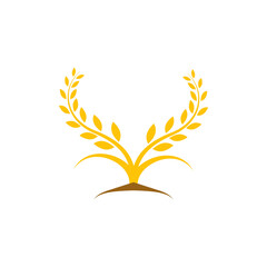 Agriculture logo design, Vector graphic template, bakery, farmer