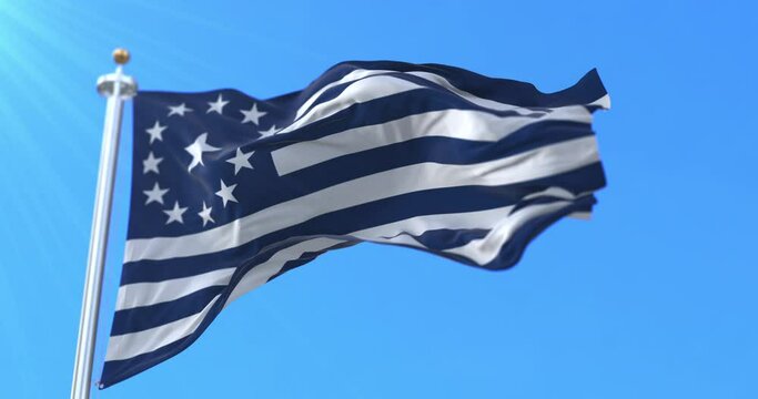 Alleged Mormon flag, The Church of Jesus Christ of Latter-day Saints. Loop