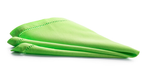 Clean napkin isolated on white