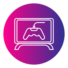 gamepad and monitor © Pictranoosa