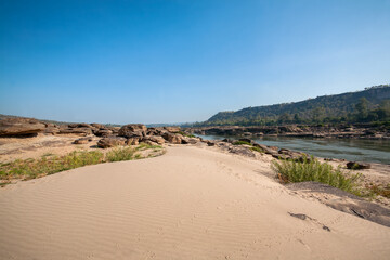 Sam Phan Bok or 3000 Boke, is known as the 'Grand Canyon of Thailand' in Ubon Ratchathani Province