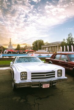 Chevrolet Monte Carlo at Old cars at Old car land festival Kiev Ukraine october 2018