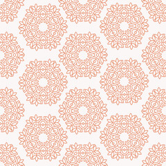 Seamless vector floral pattern. Fabric ornament ,sublimation background. Vintage wallpaper.