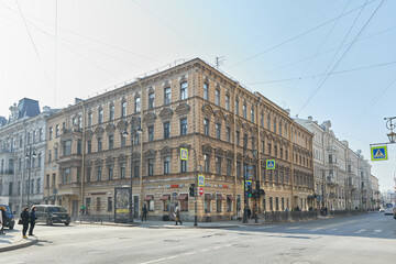 Obraz premium Photo of an old house in the city center 
