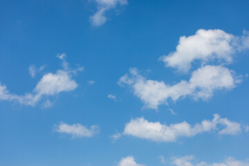 Naklejka na ściany i meble blue sky with clouds 4