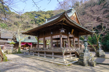 福井県敦賀市　金ヶ崎宮と金ヶ崎城跡