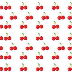 seamless cherry pattern design