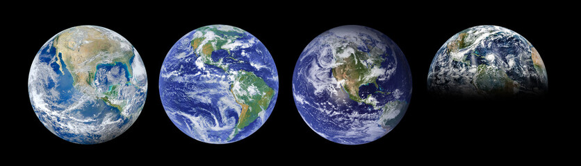 Naklejka na ściany i meble PPlanet Earth with clipping path. Elements of this image furnished by NASA.