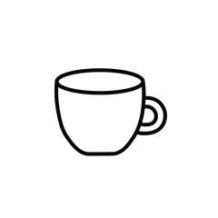 Cup logotype tableware logo Cup icon for web design or company isolated vector illustration Eps Ai	
