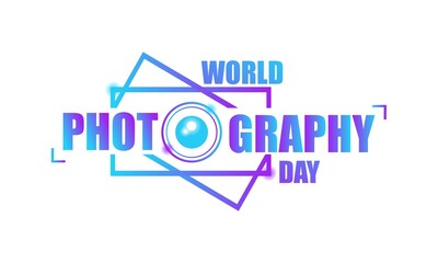 World Photography Day, best vector background all of time, with color combination, perfect color combination 