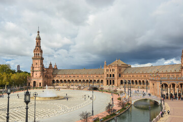 Fototapeta premium Plaza of Spain in Seville.