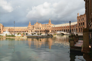 Fototapeta premium Plaza of Spain in Seville.