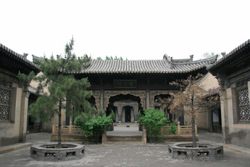 Fototapeta na wymiar chang family's mansion in pingyao in china 