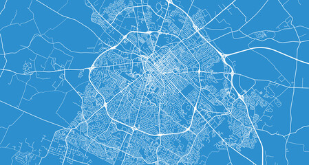 Urban vector city map of Lexington, Kentucky , United States of America - obrazy, fototapety, plakaty