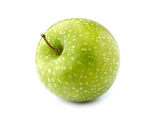 Green apple  on white background