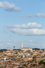 Elói Mendes, Minas Gerais, Brazil: March 24, 2022: panorama view of the city in the south of Minas