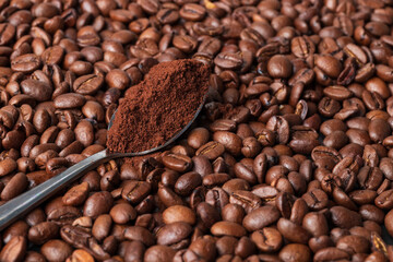 coffee beans background