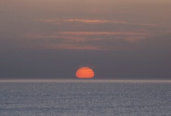 puesta de sol...