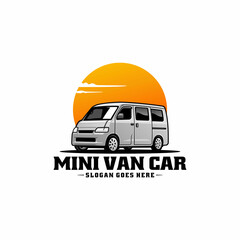 van car illustration logo vector © winana