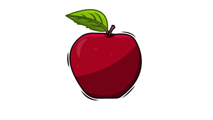 Apple healthy  fruit Vector Design 