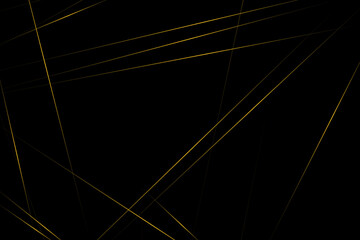 Abstract black with gold lines, triangles background modern design. Vector illustration EPS 10.