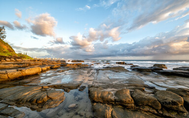 Dawn and sunrise shoot at Alexandra Headland Beach on the Sunshine Coast of Queensland, Australia