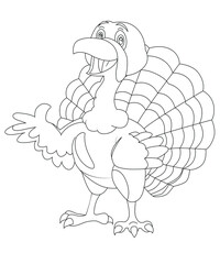 Coloring page. Black and white vector illustration. Happy Thanksgiving.
Cartoon vector hand drawn Doodle Thanksgiving illustration. Sketchy design background with objects and sybmols
Hand drawn Thanks