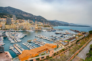 Fototapeta na wymiar Bucht von Monaco - Hafenansichten