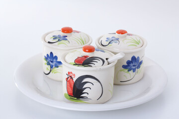 Ceramic plates, ceramic mugs, glassware sets, tea sets, mugs